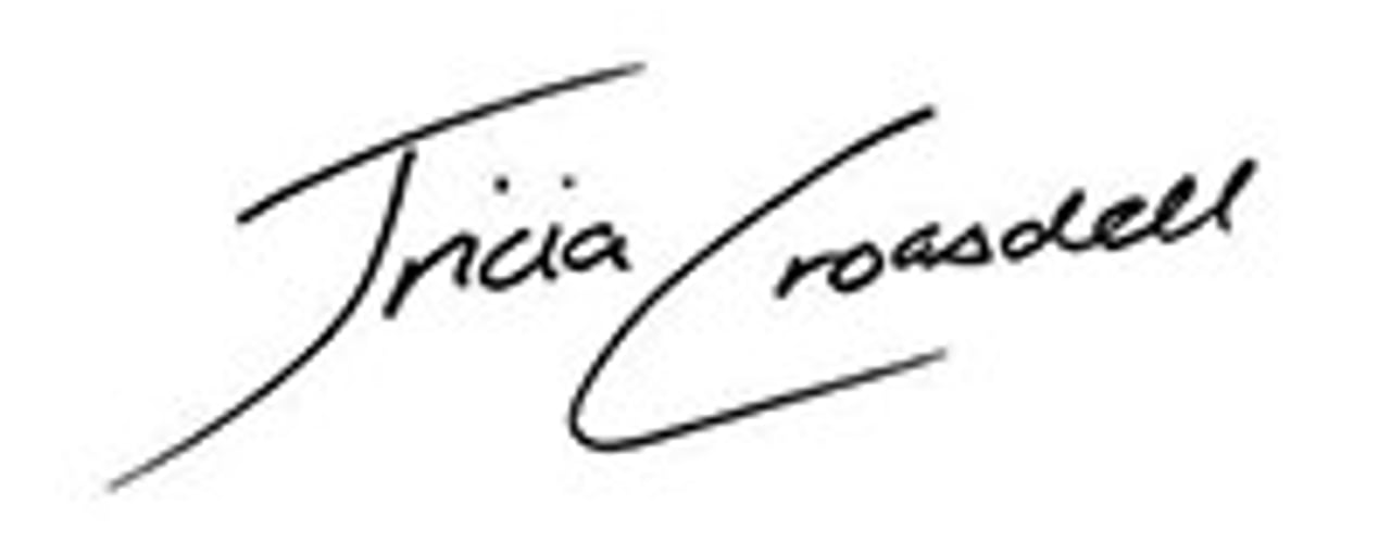 A signature from Tricia Croasdell, the UK Country Director at World Animal Protection.