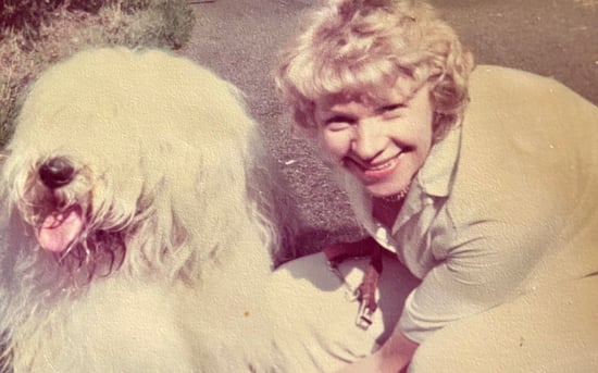 Betty and a dog